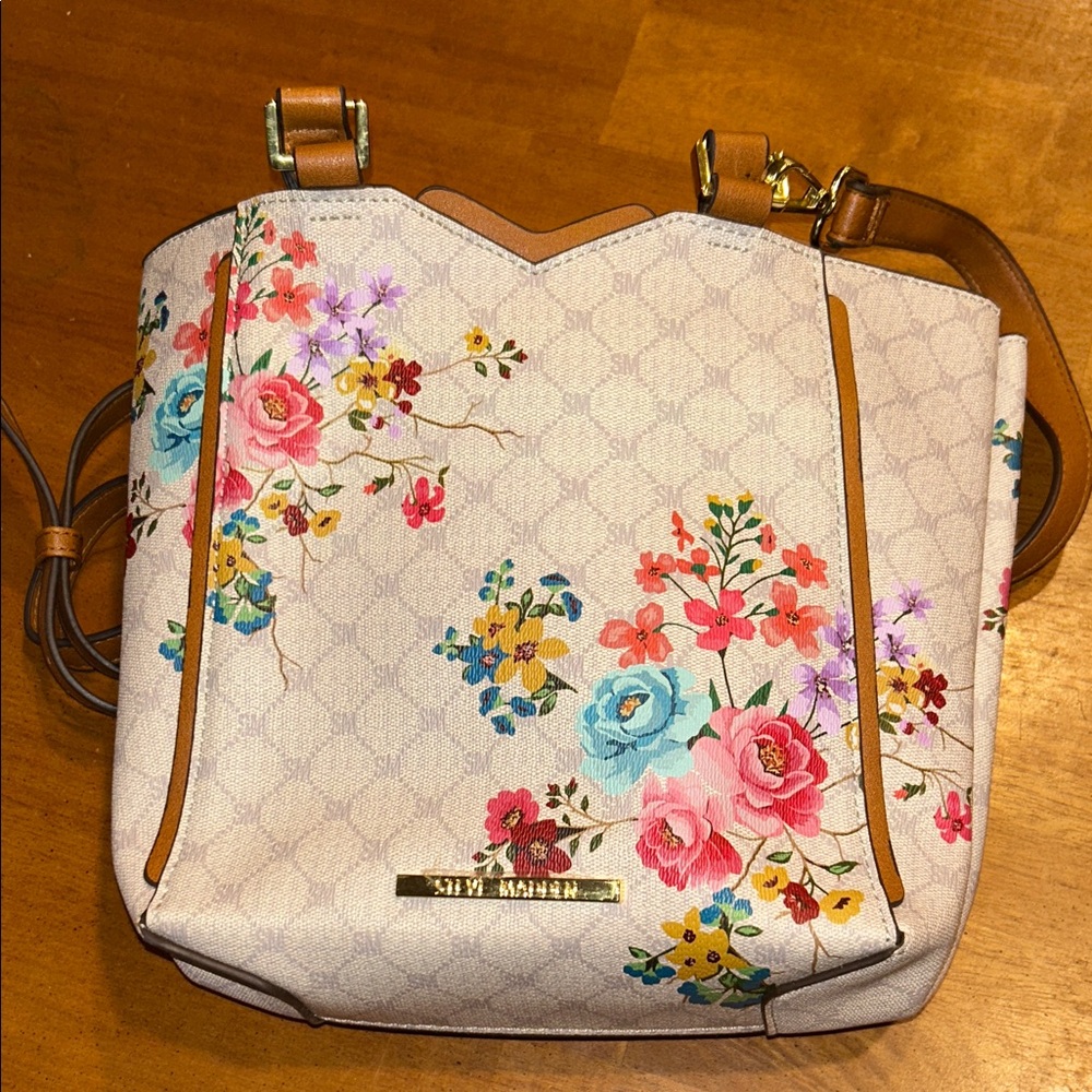 Steve Madden Like New Floral Patterned Women's Crossbody/Handbag